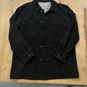 Tommy Bahama Brown Corduroy Lined Jacket Silk Blend with Pockets VTG